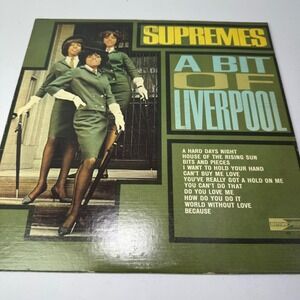 The Supremes A Bit Of Liverpool Vinyl Record Album Motown Double Sided 1964